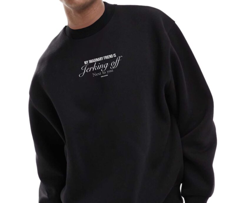 Sudadera oversize "My imaginary friend"